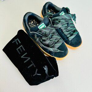 NEW PUMA X FENTY CREEPER BLACK SUEDE XL SNEAKERS LIMITED EDITION 6.5 398180-02